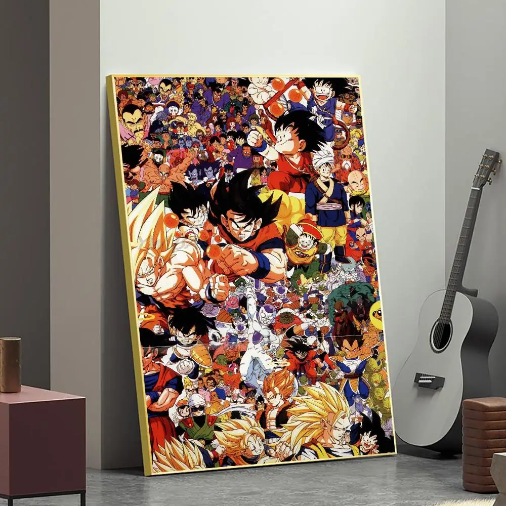 

dragon ball z anime figure Canvas paintings Prints Goku aesthetic Manga aesthetic anime poster room decor Cuadros Para Salon