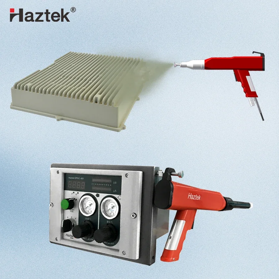 Haztek Airport G un Ga s Цилиндрическая машина для порошкового покрытия Оборудование