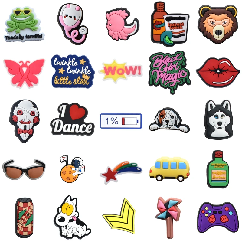 

Шармы-булавки для обуви, Подарочные шармы для мужчин и женщин, набор для мальчиков, джинсы, сумки для девочек, детская обувь, аксессуары, украшения для крокса, оптовая продажа, оптом