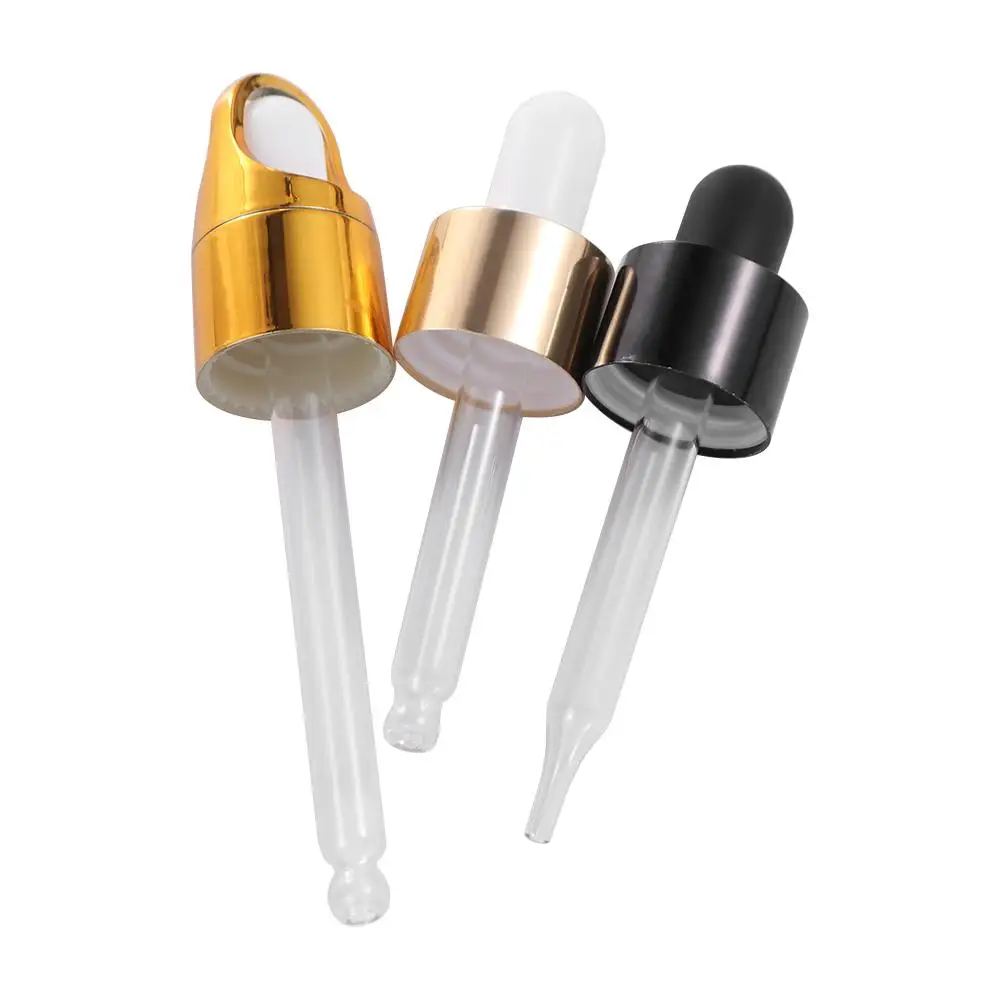 Пипетка Стеклянная капельница для жидкости Алюминиевая крышка-капельница