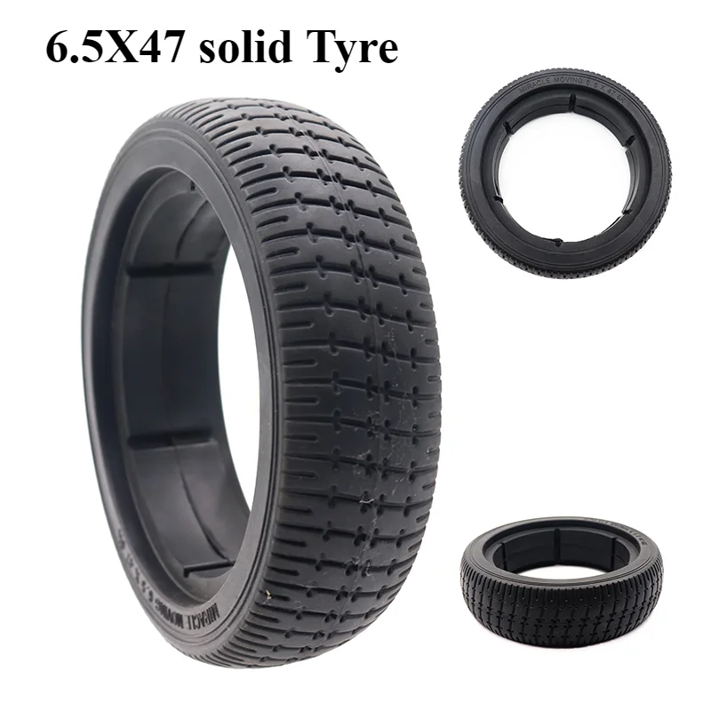 6 5-дюймовая твердая шина 5x47 с пластиковым ободом для мини-электрического скутера