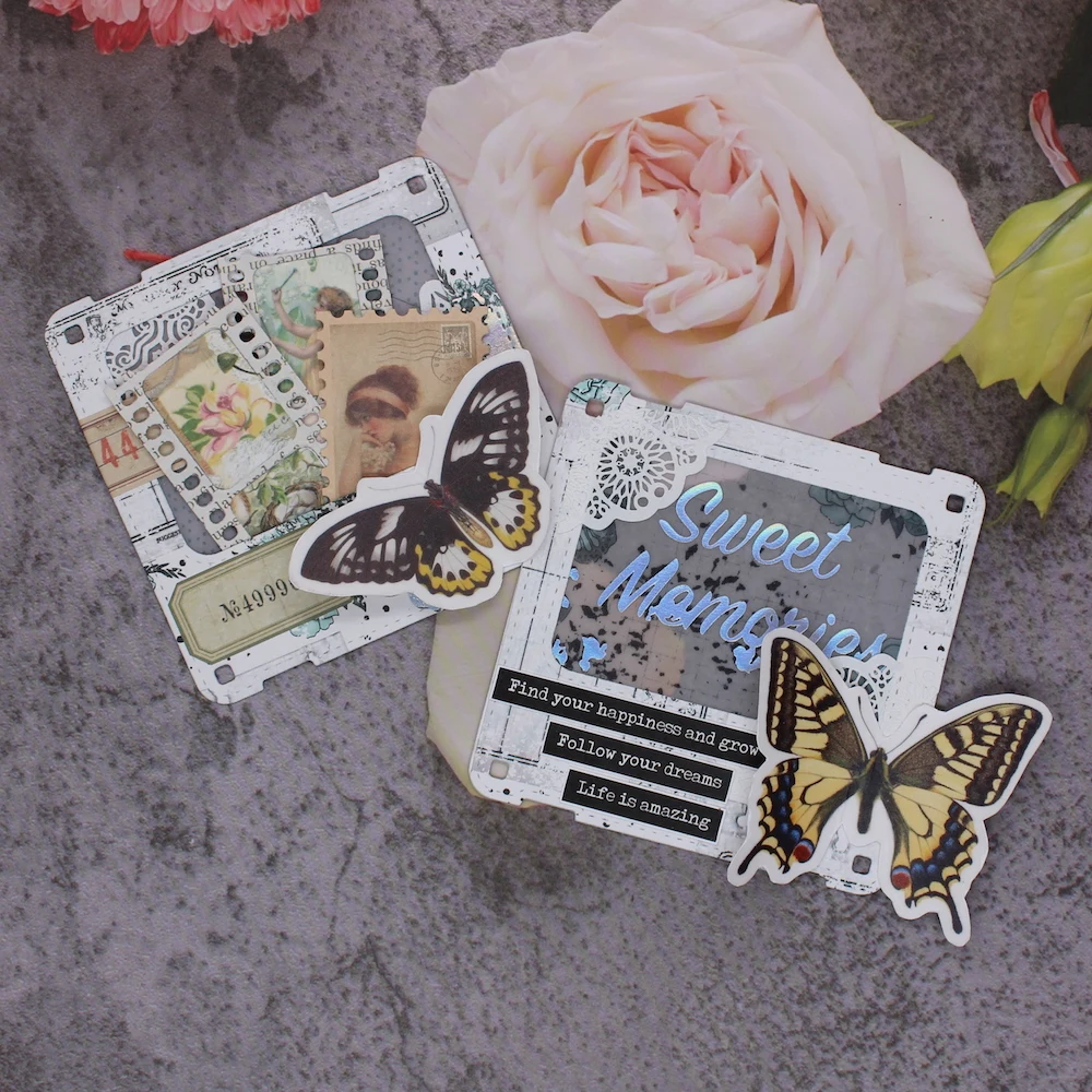 KSCRAFT винтажный образец скользящий шейкер металлические штампы трафареты для