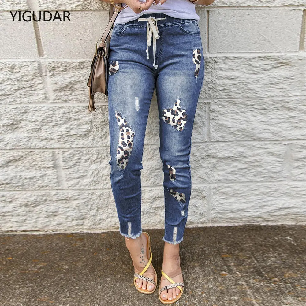 

Autumn Patchwork Cow Print Jeans Women Casual High Waisted Pants Straight Harajuku 90s Black Long Trousers Ladies Streetwear