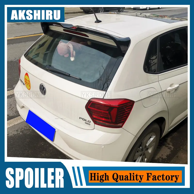 

Спойлер на крышу Oettinger для Volkswagen Polo MK5 6R 6C 2011-2018, задний спойлер из АБС-пластика для VW Polo Plus 19-21 Wing