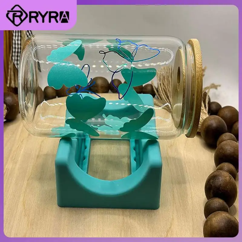 

Durable Silicone Cup Cradle Silicone Cup Coaster Safe Non-toxic Small Tumblers Odorless Household Accessories Saving Space