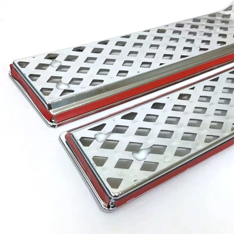 Для Toyota Prado FJ150 LC150 2018 ABS Хромированная передняя нижняя решетка гриль крышка