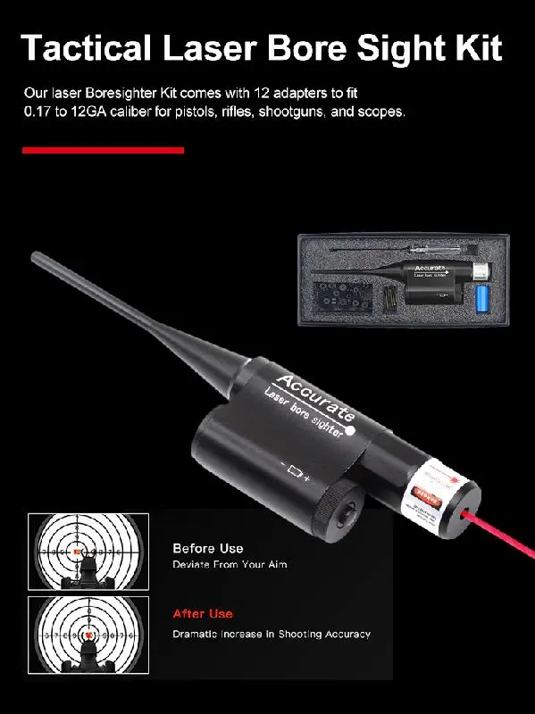 Тактический лазерный прицел для калибра .177 до 12GA с красной точкой охотничьих