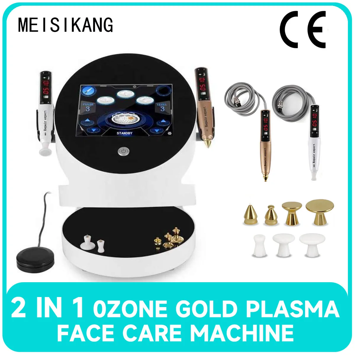 Плазменная ручка MEISIKANG 2 в 1 профессиональный уход за кожей косметический аппарат
