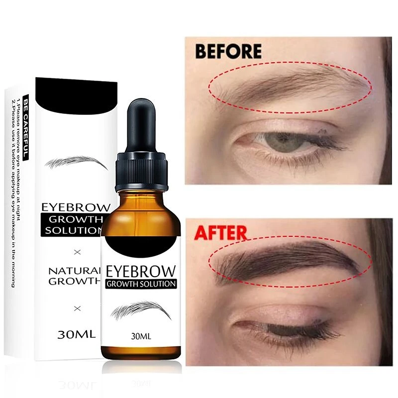 TRSTAY Eyelash Eyebrow Growth Serum Fast Grow Eyelash Eyebrows Essential Oil Anti Hair Loss Damaged Thick Care