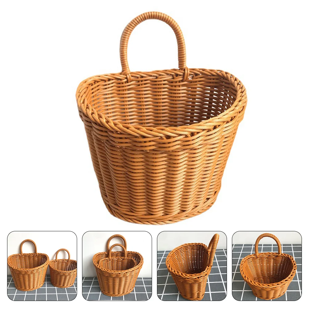 

1pc Portable Exquisite Practical Multipurpose Hanging Decor Woven Basket