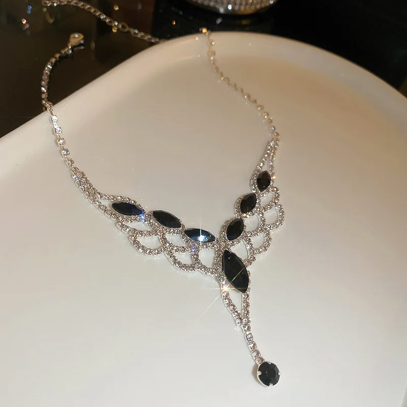 Геометрические полые серьги-колье