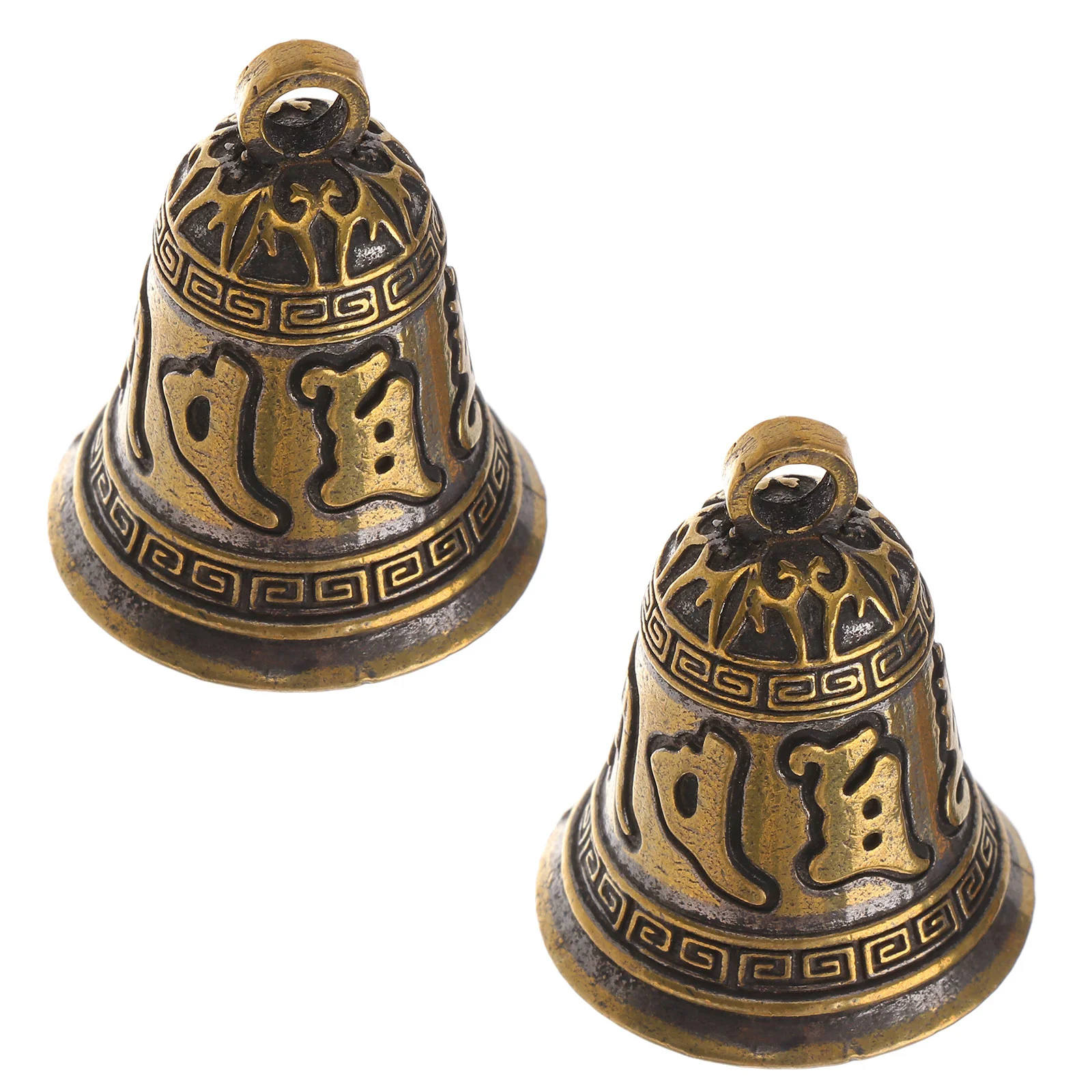

Bell Bells Jingle Hanging Christmas Brass Craft Making Witch Windchimevintage Jewelry Retro Training Fengshui Hanger Potty Charm