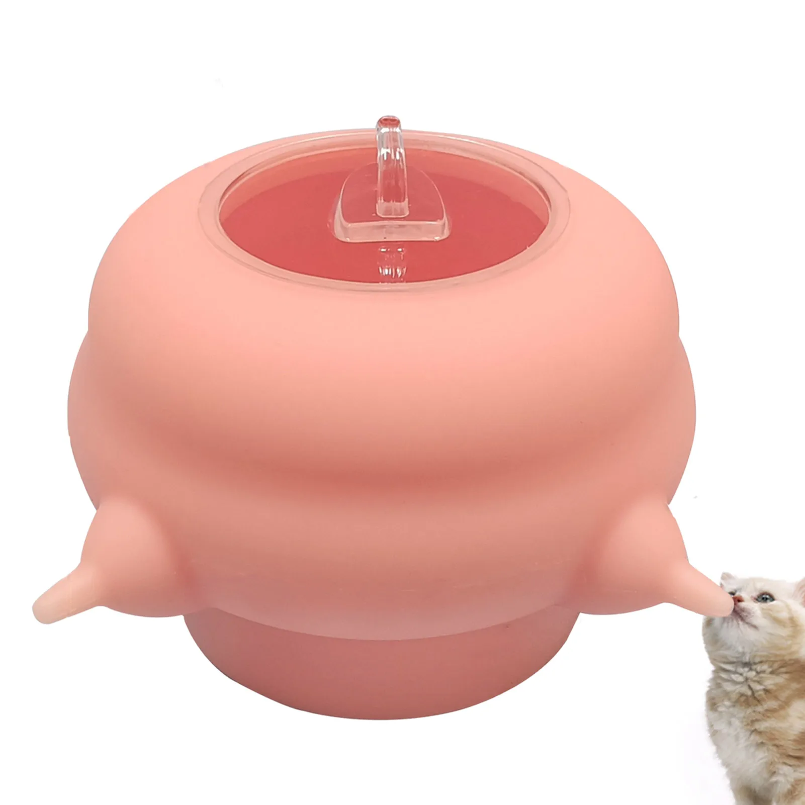 

Silicone Puppy Feeder 200ml Food Grade Silicone Kitten Feeder No Leakage Silicone Puppy Feeder For Feeding Small Newborn Pets