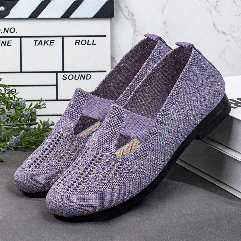 

Summer Shoes of Women Fashion Breathable Mesh Sneakers Light Flat Shoes Comfort Casual Sport Shoes Ladies Vulcanized Shoes