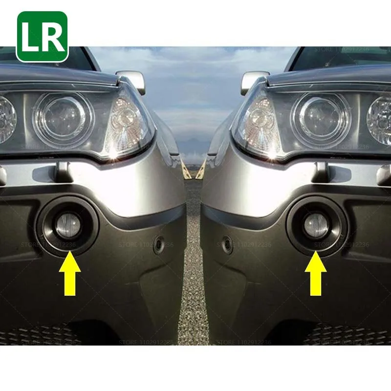 

Для 2004-2006 E83 BMW X3 передний бампер, противотуманная фара, накладка, абажур 51113400911 51113400912