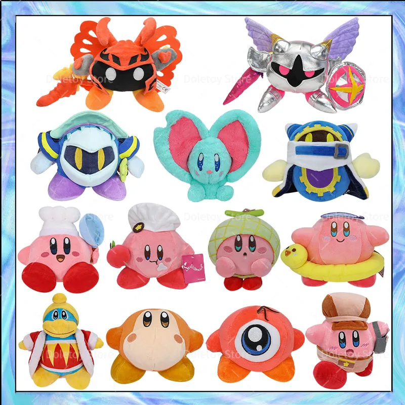 Фото Аниме Звезда Кирби, плюшевая кукла King Dedede Meta Knight Magolor Elfilin Morpho Knight, отличный рождественский подарок на день рождения для детей №1