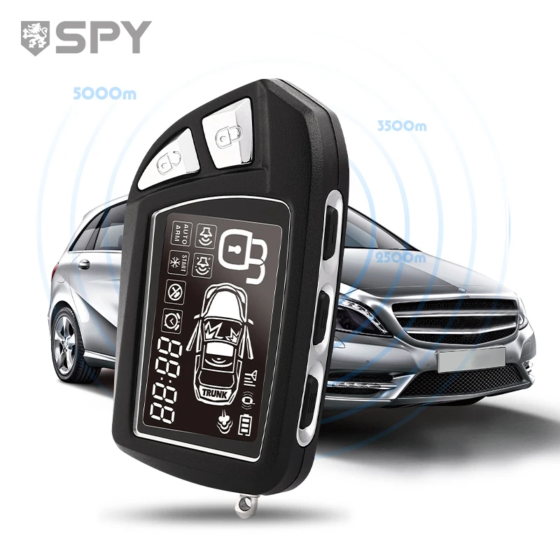 

SPY 2 Way LCD Remote Control Auto Security system Door Lock Unlock Car System