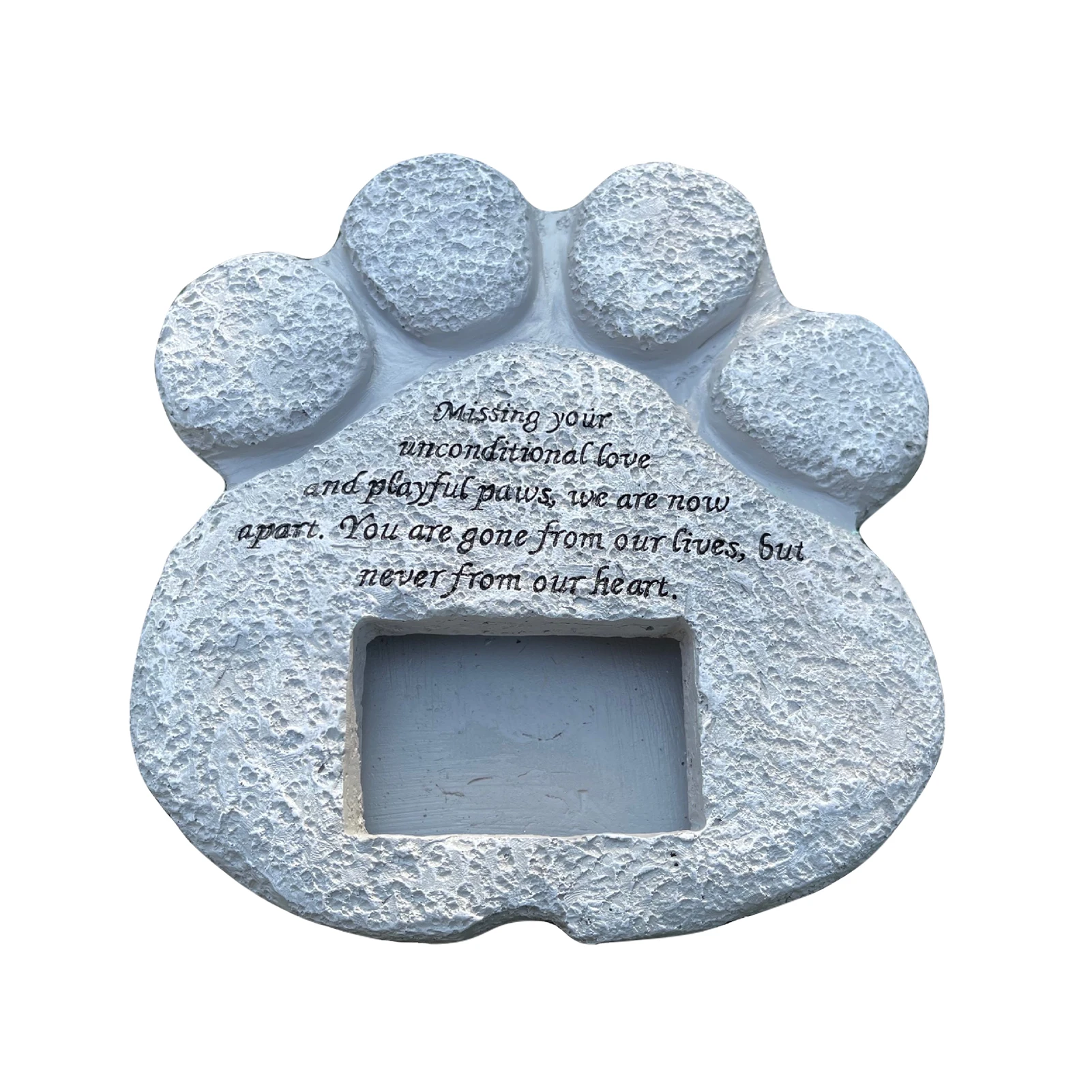 

Фоторамка из смолы, памятник, интерьерный маркер в форме лапы для домашних животных, памятный камень
