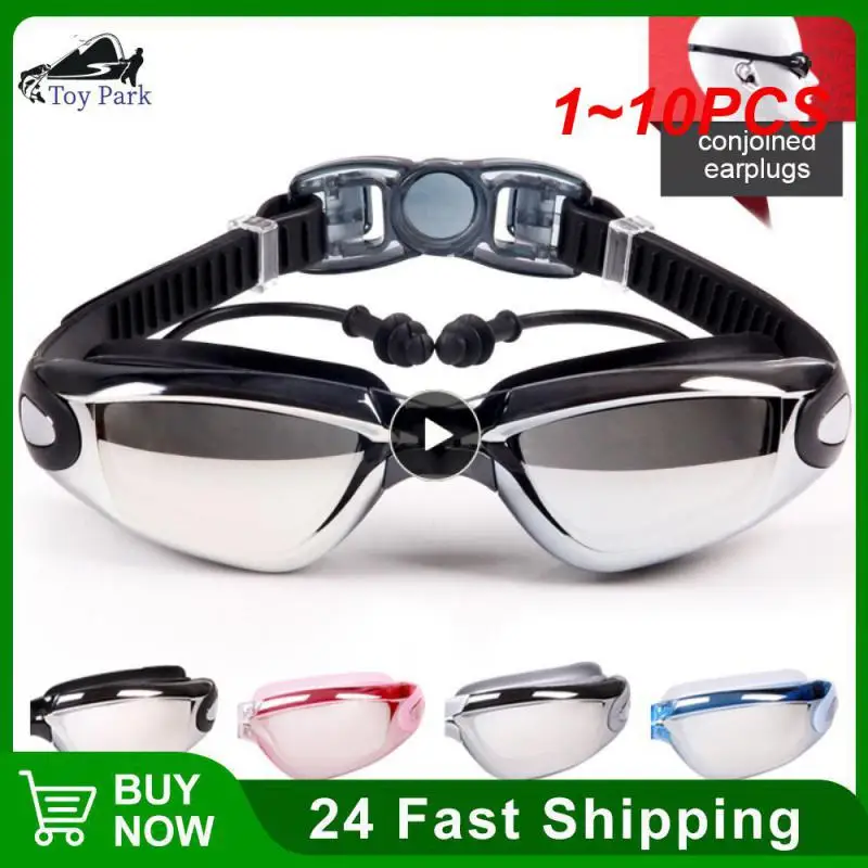 

1~10PCS New Professional Adult Anti-fog UV Protection Lens Men Women Swimming Goggles Waterproof Adjustable Silicone Swim