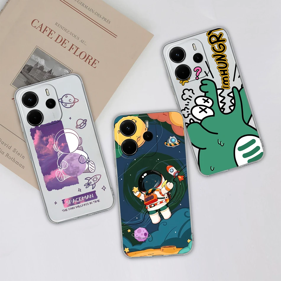 Чехол для Xiaomi Redmi Note 14 4G европейская версия чехол телефона мягкие прозрачные