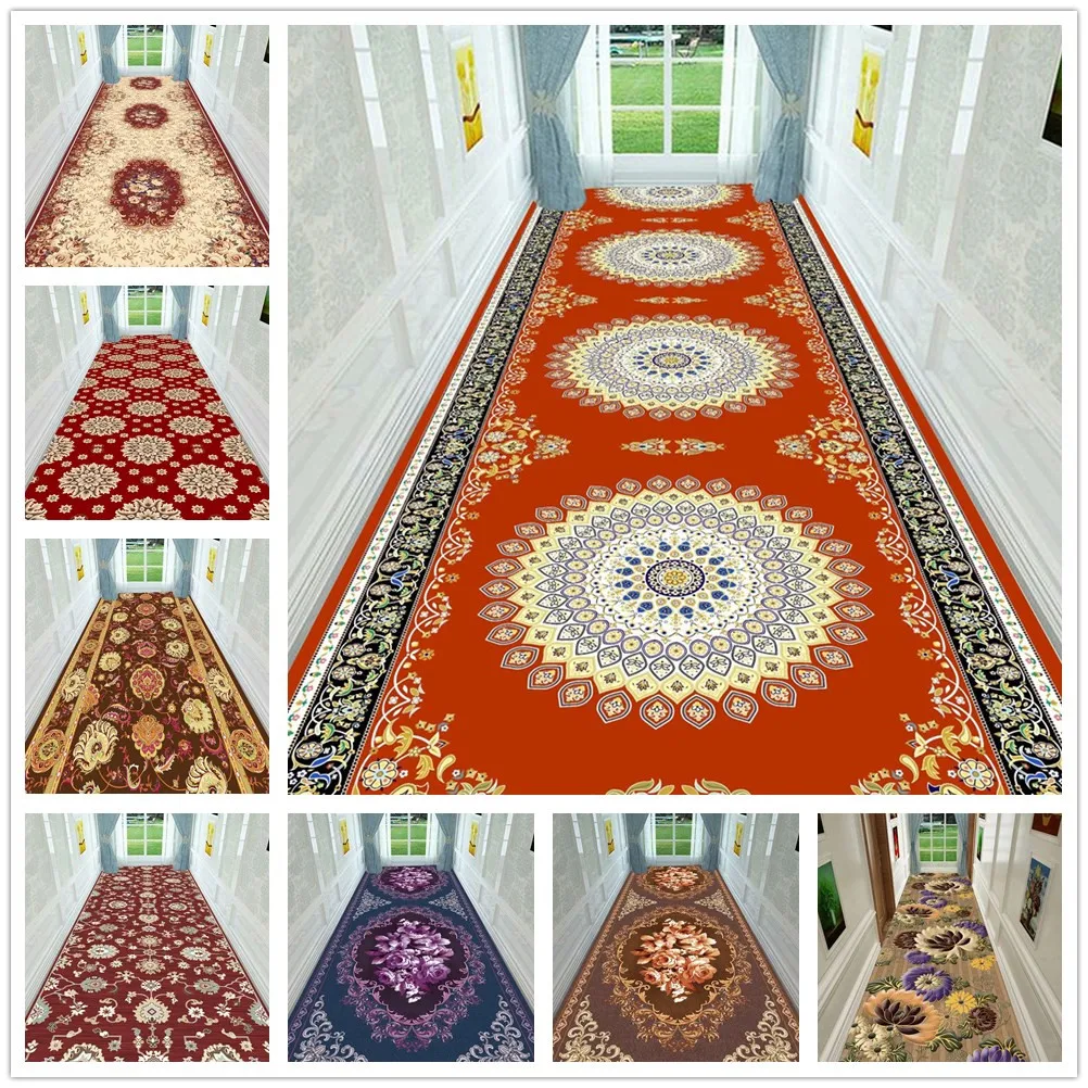 

Bohemia Living Room Area Rug 3D Carpet for Bed Room Home Carpets Kitchen Mat Long Corridor Rug Flannel Non-Slip Indoor Doormat