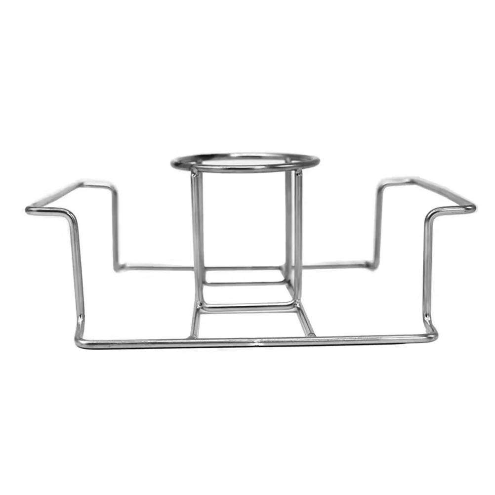 

Chicken Rack Beer Holder Roasting Can Stand Roaster Turkey Bbq Vertical Grill Grilling Smoker Cooking Barbecue Stainless Steel