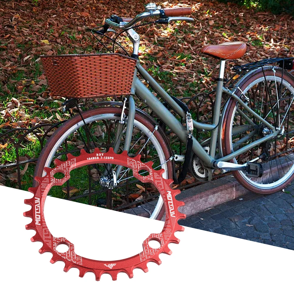 

1pc Chainring Narrow Wide Round MTB Bicycle Chainwheel Road Aluminum Alloy Bike Accessories Black/red/purple/blue/green/gold