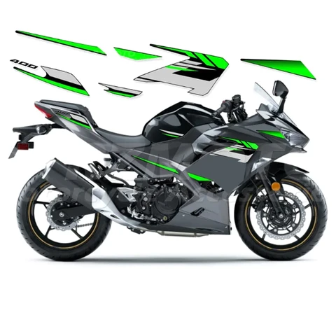 Для Kawasaki NINJA400 ниндзя 400 2018-2022 2018 2019 2020 2022 2023 ниндзя мотоцикл обтекатель наклейка полный комплект автомобильных наклеек