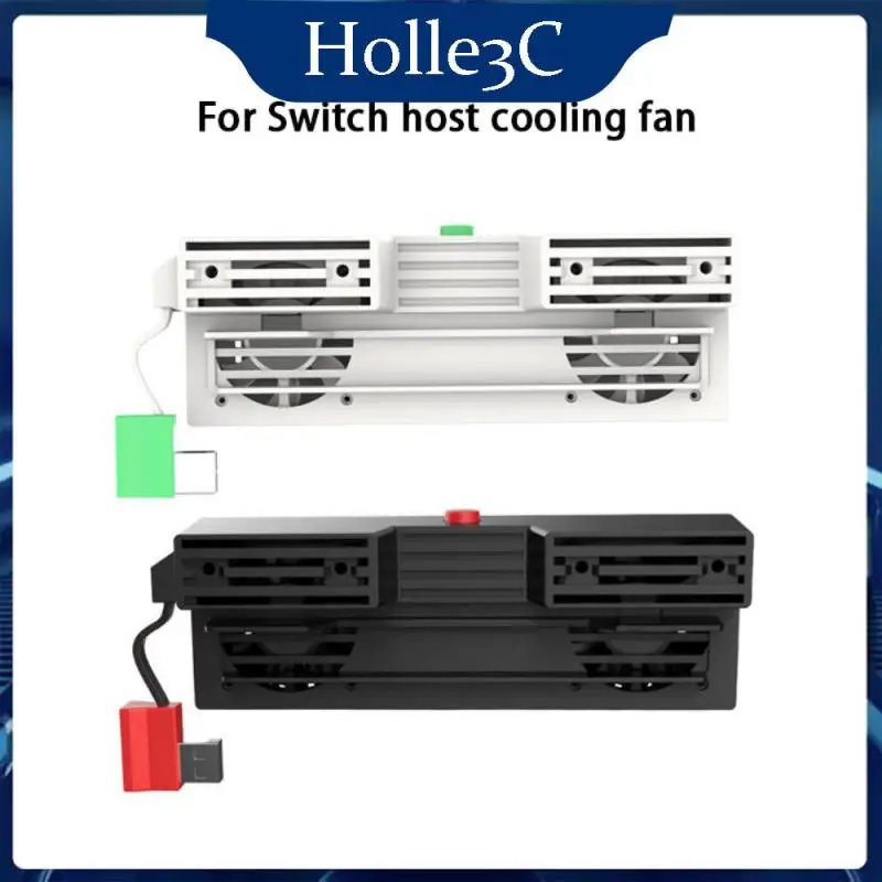 

Reduce Noise Cooler Vertical Usb Cooling Fan 2 Fans Heatsink Game Accessories Dustproof Host Accessories Slim Cooler Radiator
