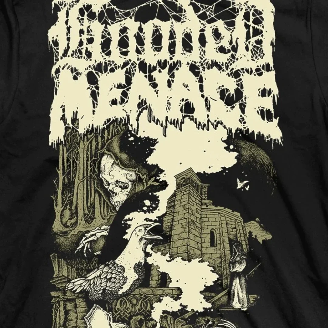 Футболка с капюшоном и принтом эффекты зла 100% хлопок