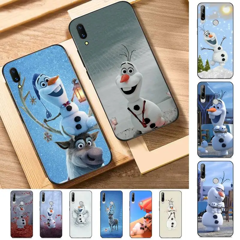 

Disney Olaf Snowman Frozen Phone Case for Huawei Y 6 9 7 5 8s prime 2019 2018 enjoy 7 plus