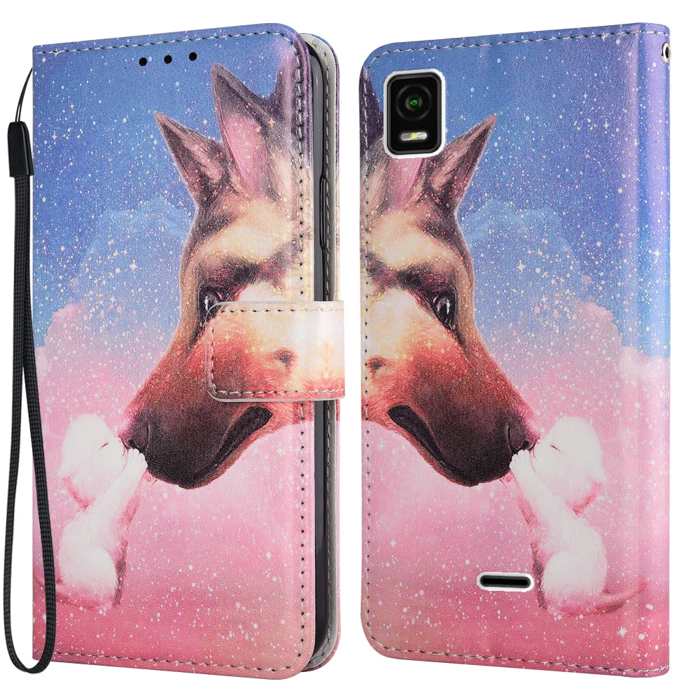 Чехол s Для Doogee S40 Lite Pro N30 N20 N10 симпатичный кожаный Простой Чехол-Кошелек для