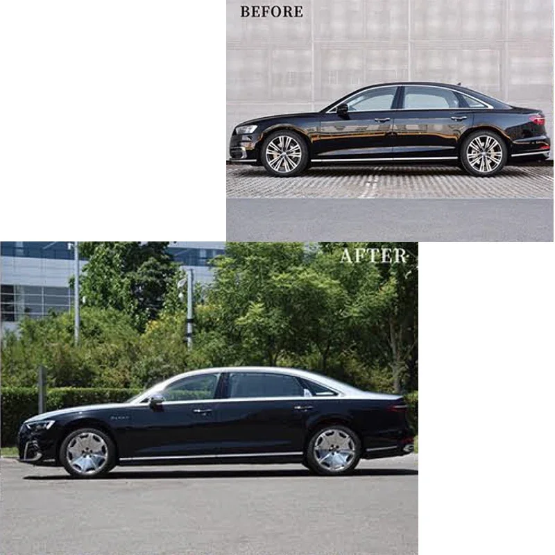 Для Audi A8 D5 2018-22 обновленный D5PA HORCH обвес комплект фар автомобильного бампера