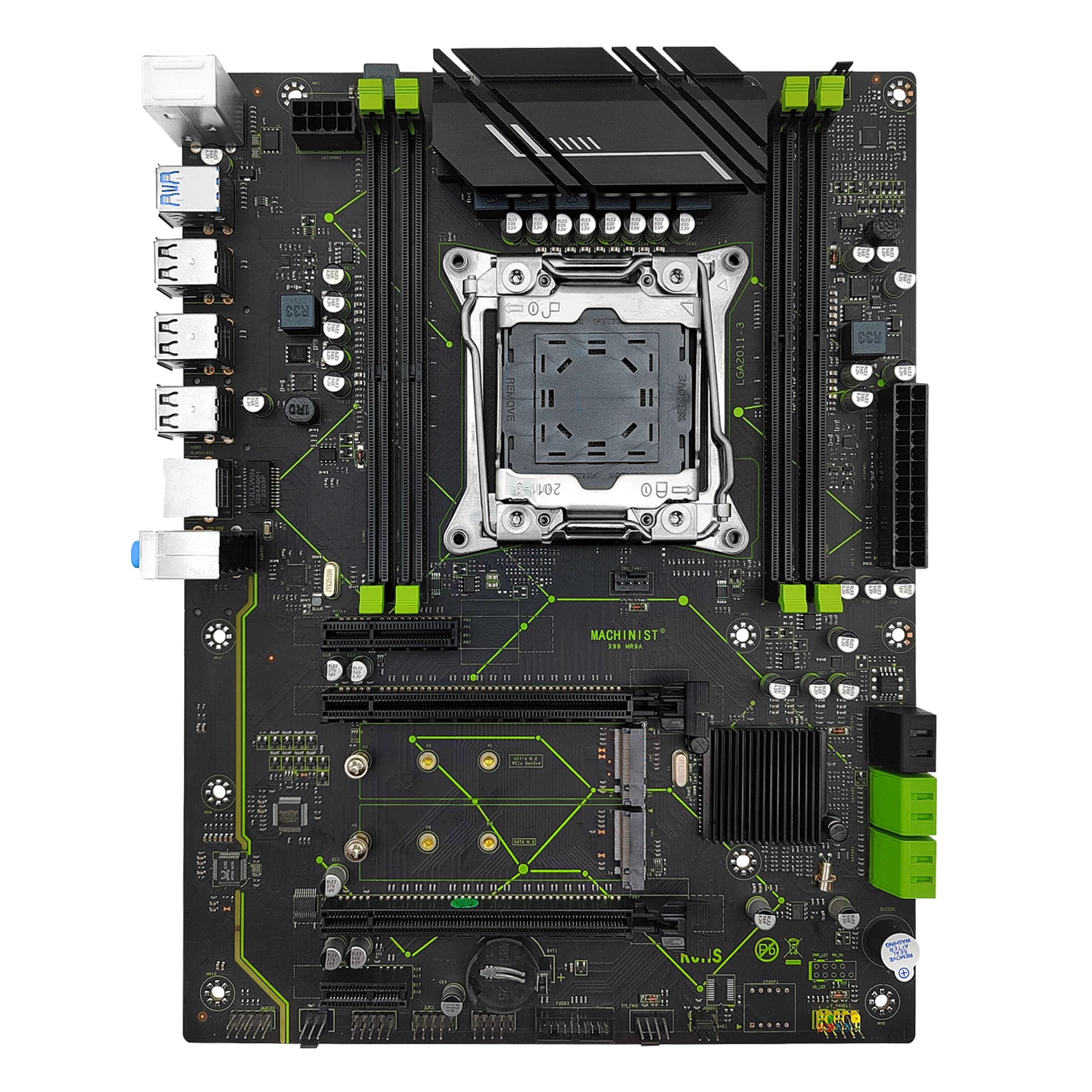 Machinista X99 Desktop Placa-mãe Suporte Lga 20113 Intel Xeon e5 v3 & v4 Processador Cpu Ddr4 Quatro Canais Memória Ram Atx X99 Mr9a Placas-mães
