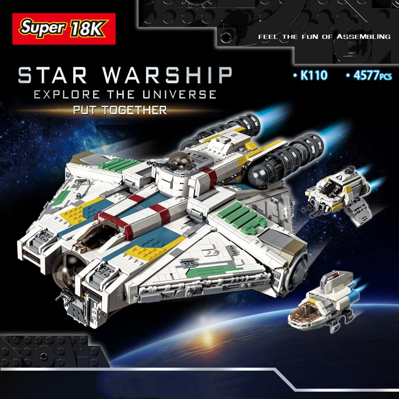 

K110 Star Plan Toys The MOC Millennium Falcon Model Assembly Building Blocks Creative Bricks Kids Christmas Gifts 05007 75105