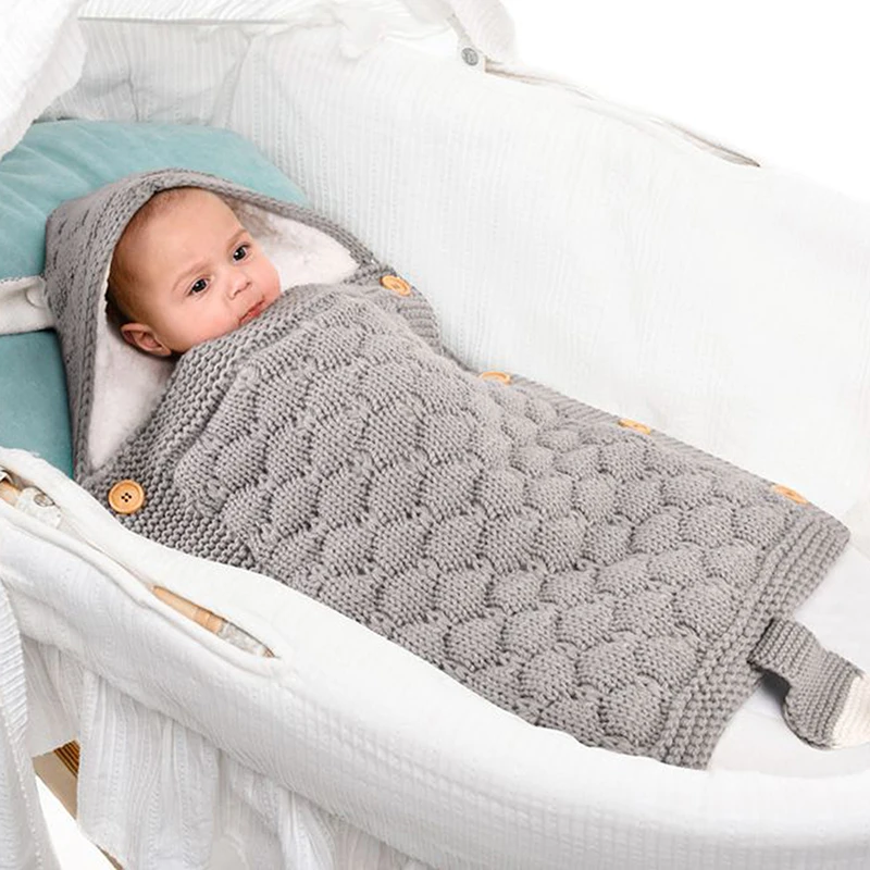 

Baby Sleeping Bags Envelopes Newborn Bebes Swaddle Wrap Sleepsacks For Stroller 70*40cm Infant Kids Accessories Cartoon Fox 0-6M
