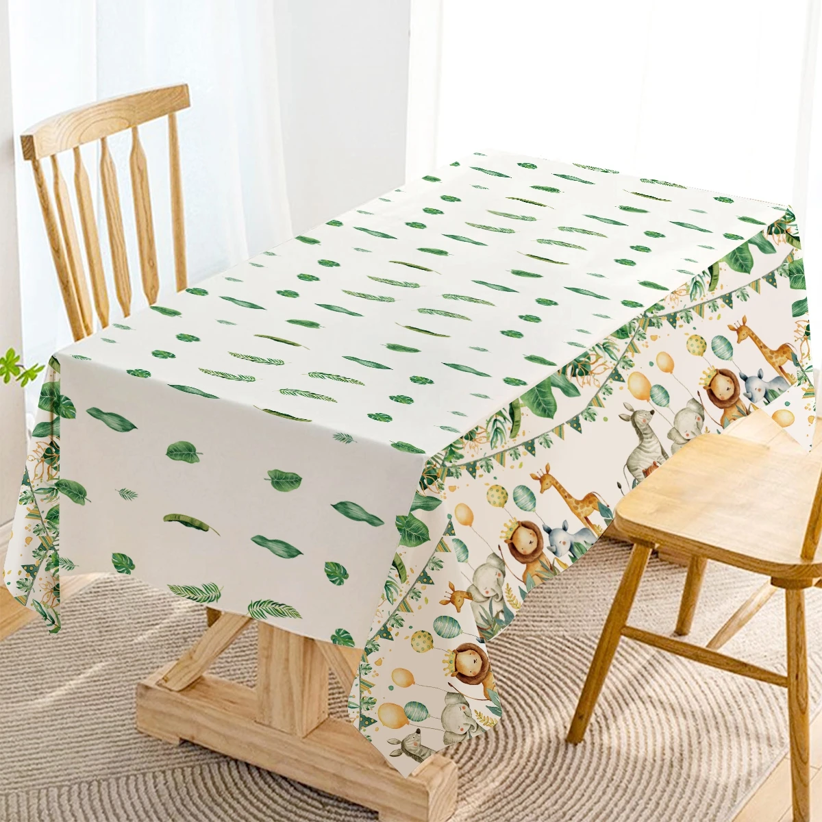 Джунгли искусственный дикий один лес сафари украшения для дня рождения Детские