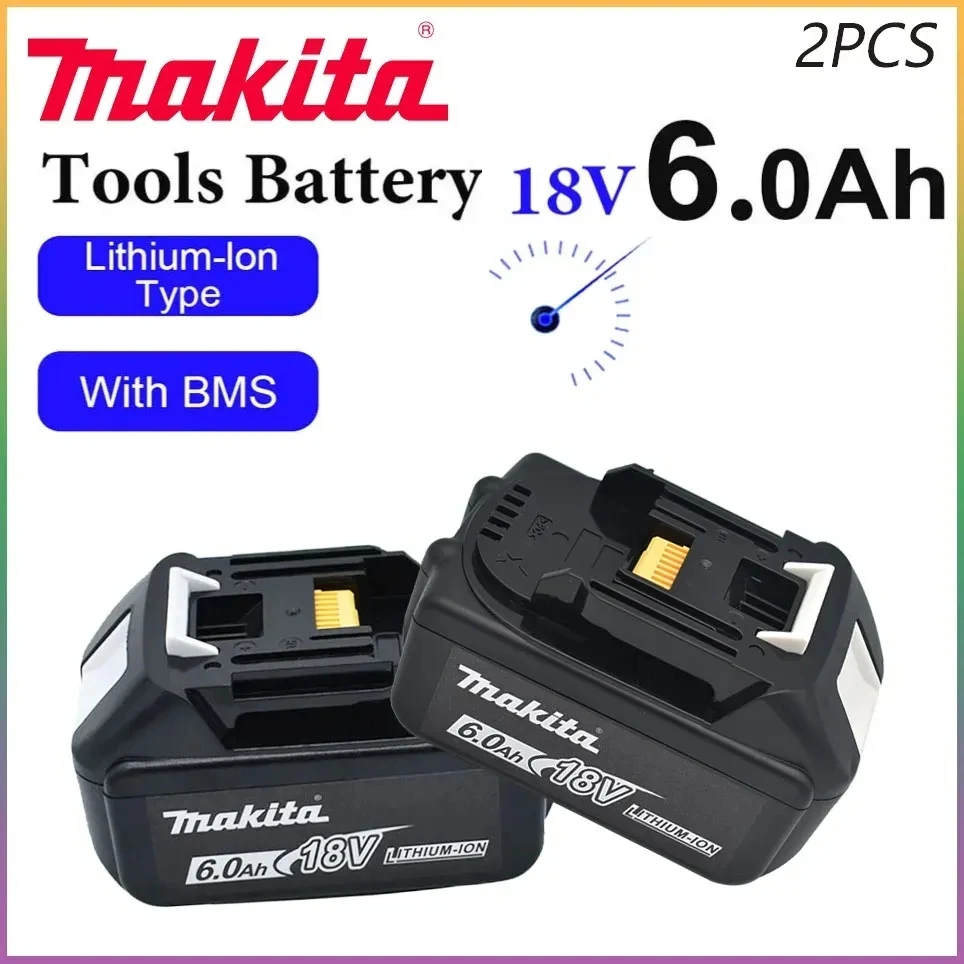 

Makita 100% оригинальный 18 в Ач со стандартной заменой литий-ионного аккумулятора BL1860B BL1850 BL1860 Makita