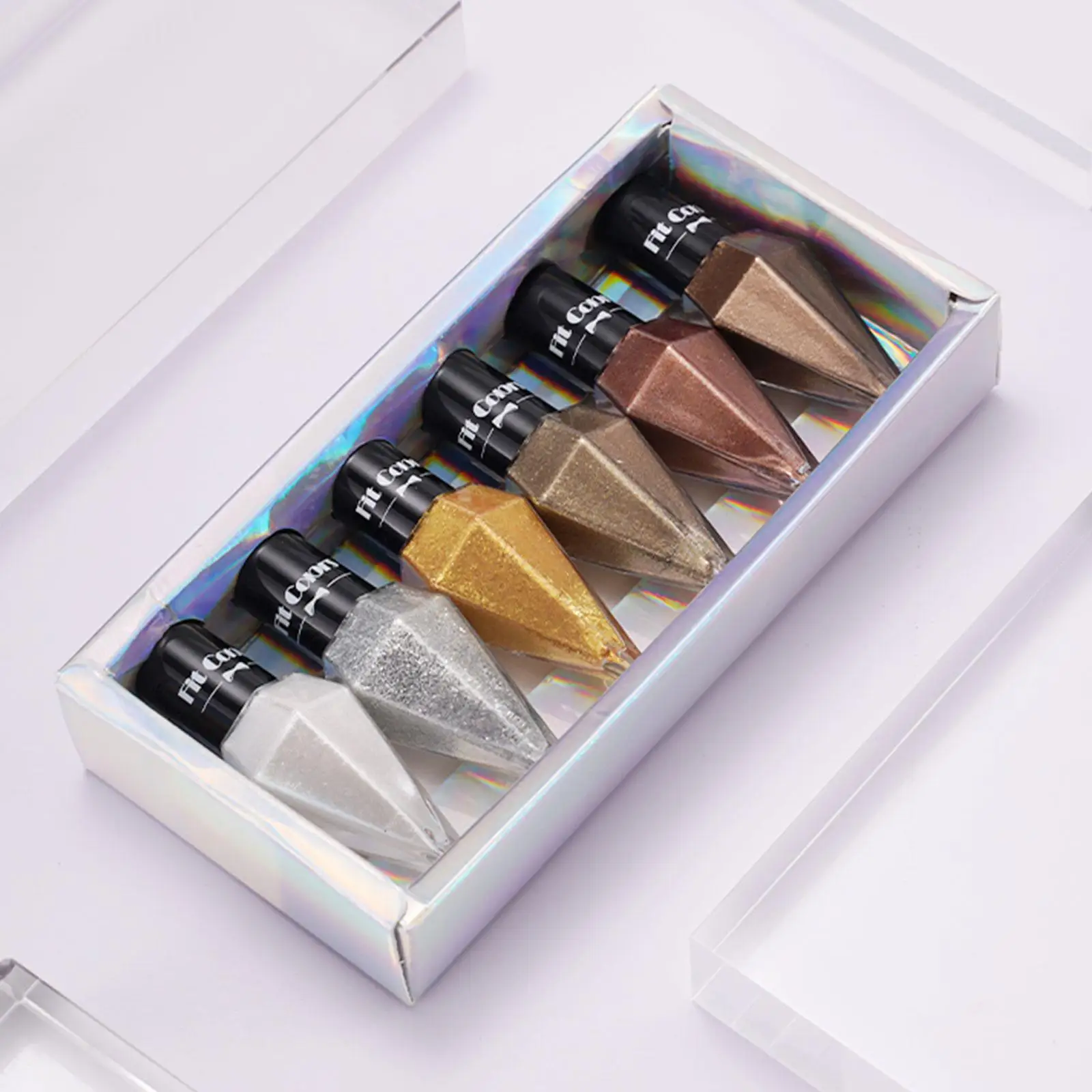 6pcs/set Eye Shadow Pearlescent Diamond Eye Shadow Liquid 5-color Sequins MakeUp Smooth Mini Fine Brush Eyeliner Shine And Head 3 6pcs/set Eye Shadow Pearlescent Diamond Eye Shadow Liquid 5-color Sequins MakeUp Smooth Mini Fine Brush Eyeliner Shine And Head 3