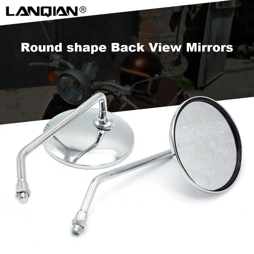 

Универсальное мотоциклетное зеркало заднего вида круглой формы, боковые зеркала заднего вида для Kawasaki Yamaha Suzuki Ducati Honda Aprila