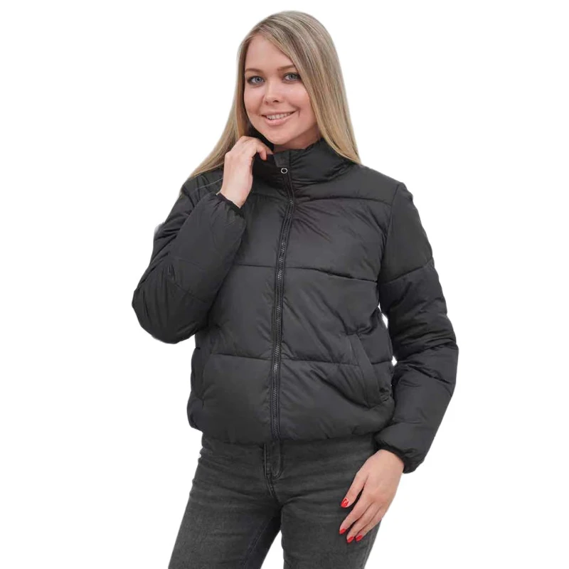 Winter Jacket Women 2022 Oversized Bubble Coat Puffer Stand Collar Cotton Padding Warm Solid Parkas Casaco Feminino