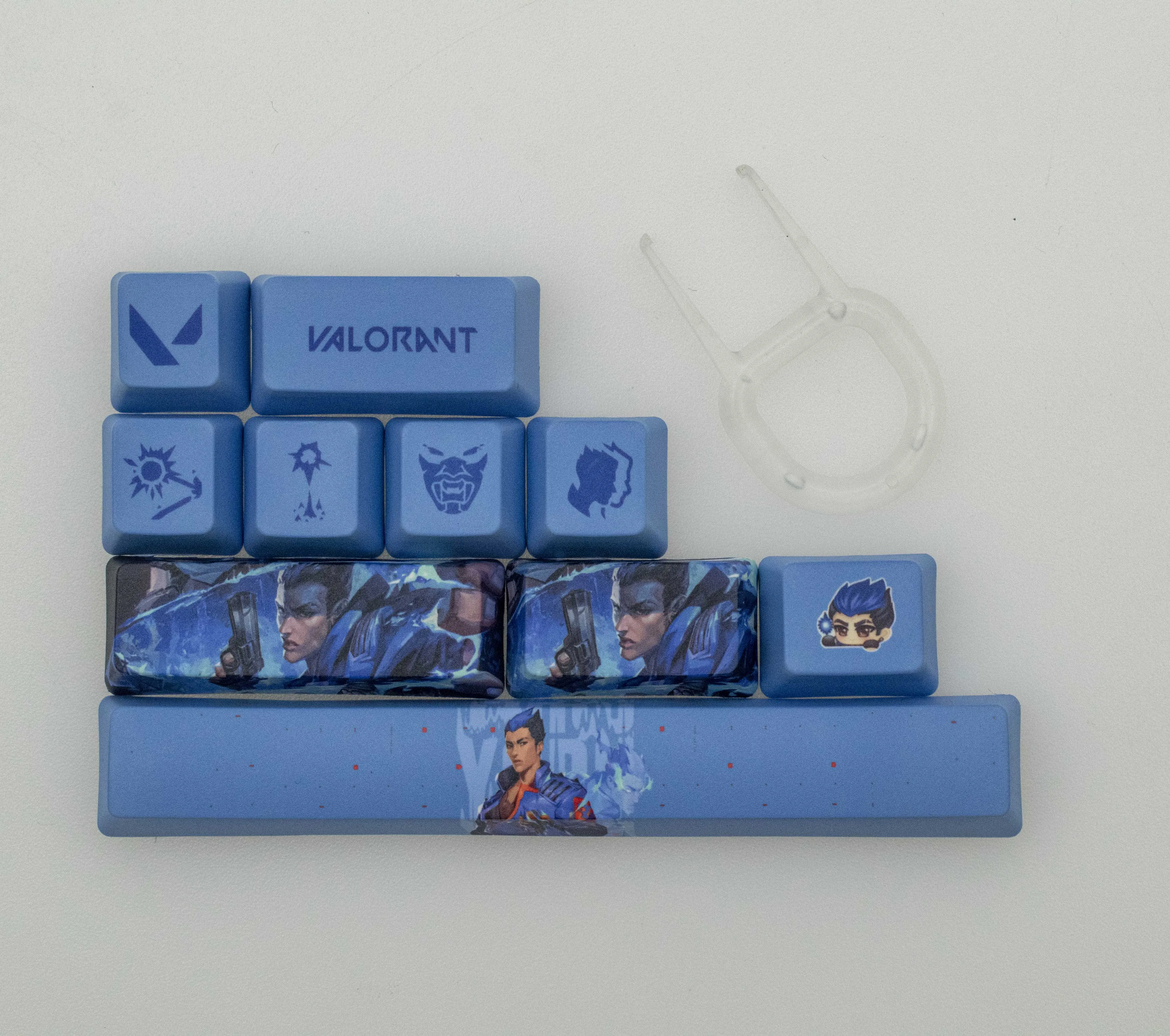 Valorant game keycaps yoru OEM Profile 10keys PBT dye sub | Mice &amp Keyboards Accessories