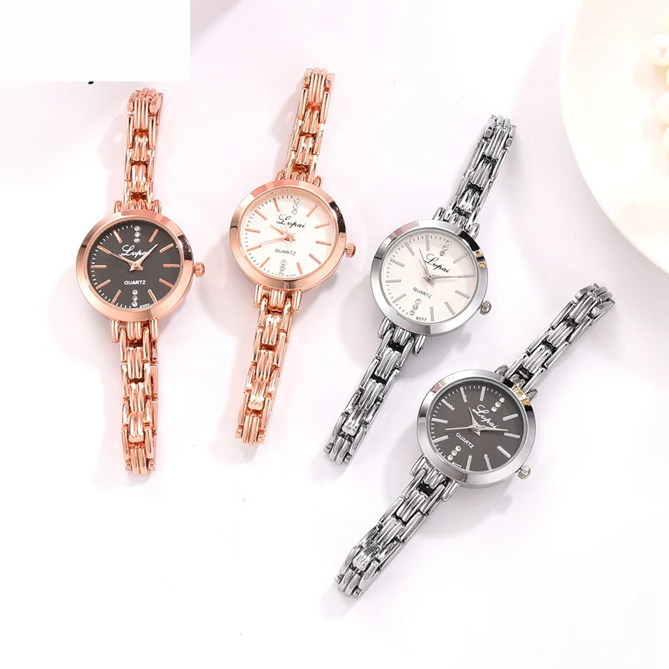 

Lvpai Brand Vergulde Armband Horloges Vrouwen Luxe Jurk Mode Sport Horloge Dames Jurk Business Quartz Horloge