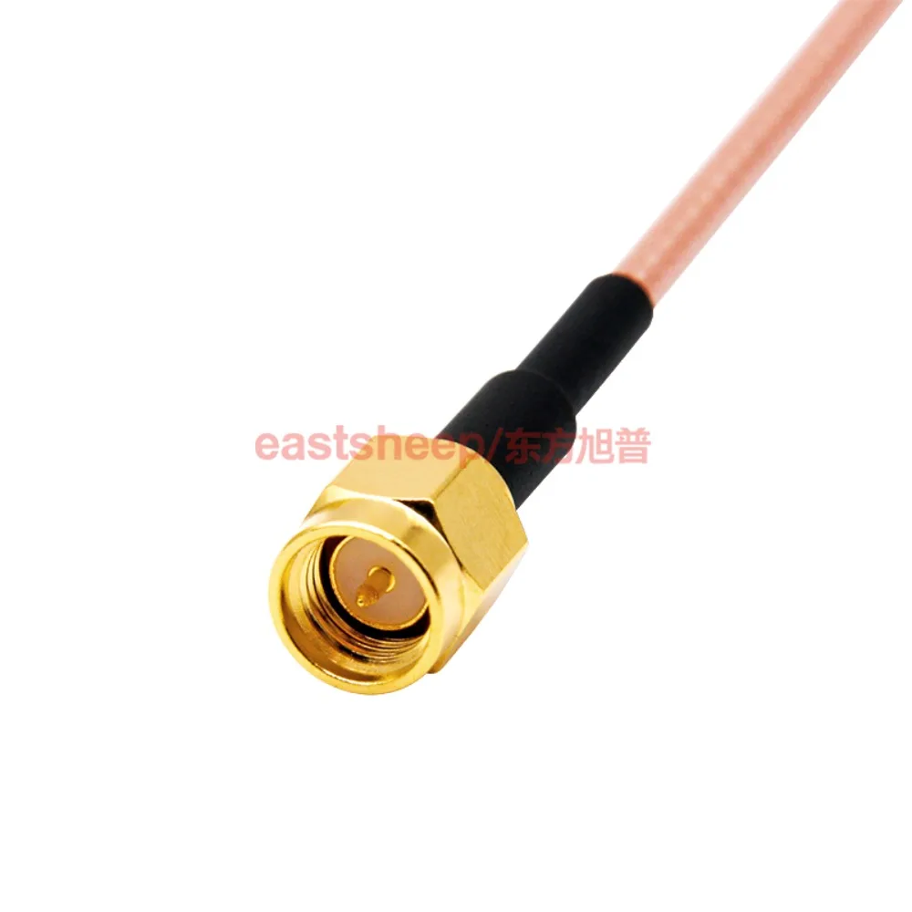 Фото Кабель радиочастотный Dongfang Xupu RG316 BNC male - SMA male Q9 для осциллографа SMA/BNC-JJ №3