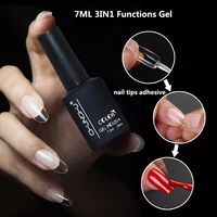 7ml nail glue gel for falses tips nail art decoration adhesive tool false french tips glue gel fast extension sticking for nails