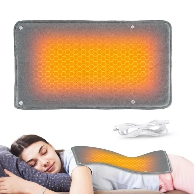 

Portable Heating Pad 50 Constant USB Graphene Electric Hand Warmers Fast Heating Pad With Temperature Sensor Anti-Overheating