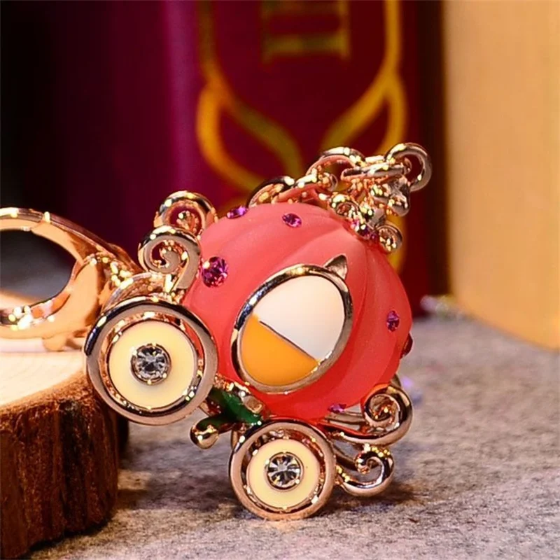 

Необычная и Фантастическая Хрустальная подвеска в виде тыквы для Хеллоуина, сказка, Ранняя Подвеска для сумки с пряжкой, подвеска для автомобильного брелока