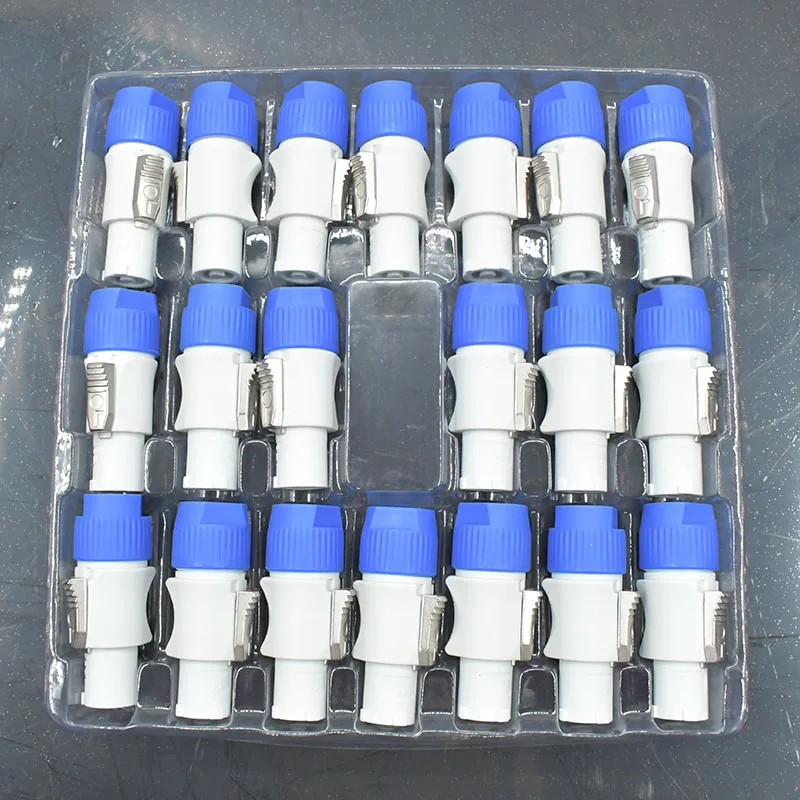 

Strider Rui NAC3FCA PowerCon 20A кабель разъем синего и серого цвета