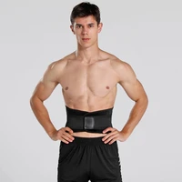 adjustable double pull warm breathable waistband support belly band black back brace waist belt for fitness sports f6x7
