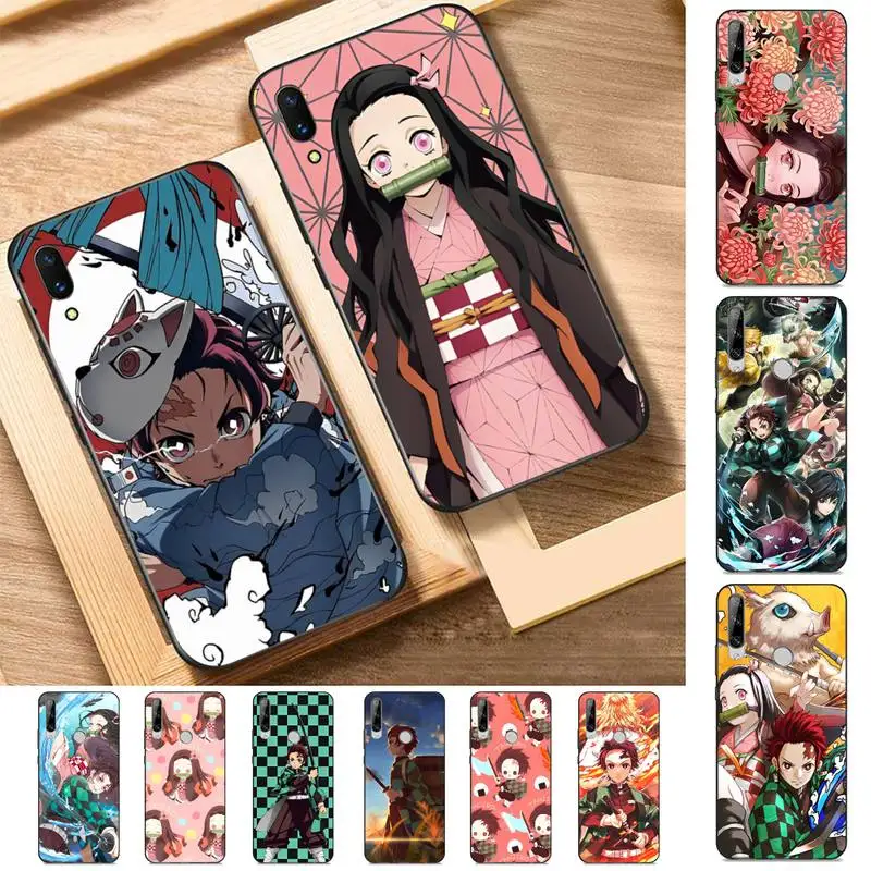 

kimetsu Phone Case for Huawei Y 6 9 7 5 8s prime 2019 2018 enjoy 7 plus